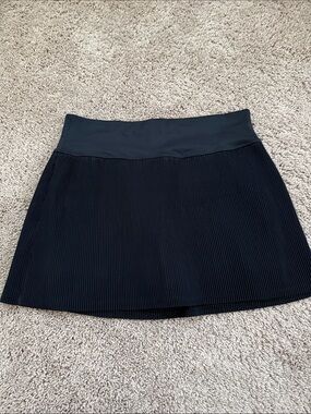 all in motion Black Mini Pleated Skirt